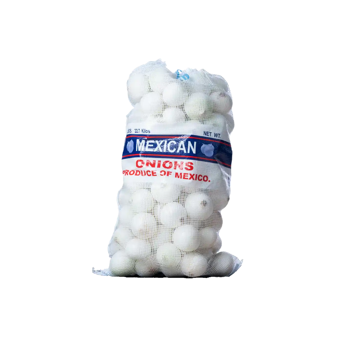 LAMINATED LABEL MESH BAG